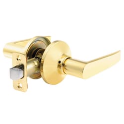 Ace Straight Polished Brass Passage Lockset 1-3/4 in.