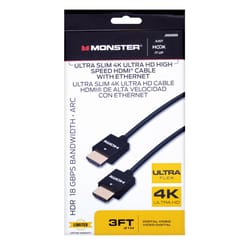 HDMI-FLT-3M-MM - Flat HDMI Interface Cable - Male to Male - 30 AWG, 10ft -  1080P