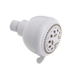 Keeney Stylewise White Plastic 5 settings Showerhead 1.8 gpm