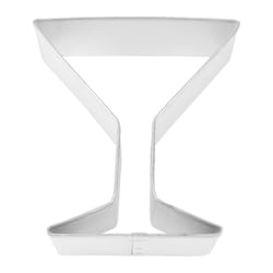 R&M International Corp International Corp 4 in. W X 4 in. L Martini Glass Cookie Cutter Silver 1 pc