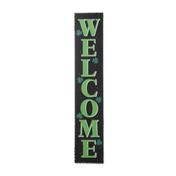 Glitzhome Happy St. Patrick's Day Porch Sign Iron/MDF/Plastic 1 pc