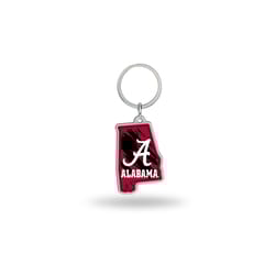 Rico College Alabama Crimson Tide State Shape Keychain 1 pc