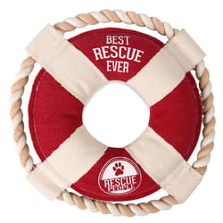 Pavilion We People Red Cotton Life Preserver Ring Rope Dog Tug Toy 10 in. 1 pk