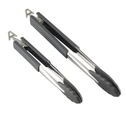 Anolon Suregrip Graphite Nylon/Stainless Steel Tongs Set