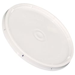 Leaktite  White  2 gal. Plastic  Bucket Lid 