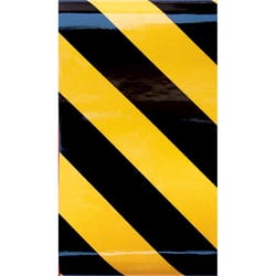 Hillman 1 in. W X 6 in. L Yellow Reflective Safety Tape 1 pk Hillman 1 in. W X 6 in. L Yellow Reflective Safety Tape 1 pk