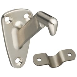 National Hardware Silver Zinc Die Cast w/Steel Strap Handrail Bracket
