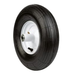 Arnold 6 in. D X 14 in. D 445 lb. cap. Centered Wheelbarrow Tire Rubber 1 pk