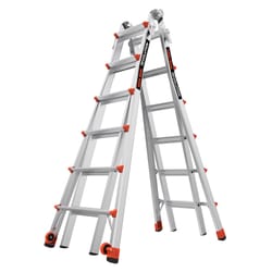 Little Giant Revolution 25.17 ft. H Aluminum Telescoping Multi-Position Ladder Type IA 300 lb. capac