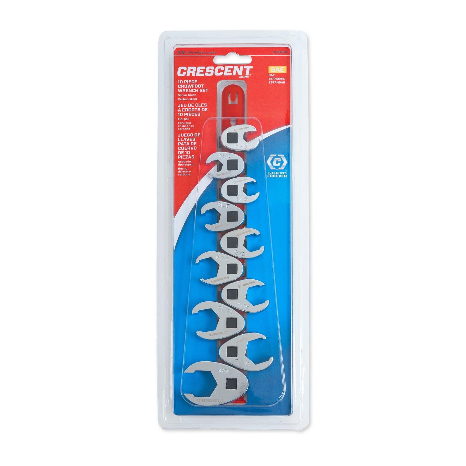 Crescent SAE Crowfoot Wrench Set 10 pc Sansujyuku sansujyuku.com