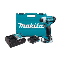 Makita 12V MAX CXT 1/4 in. Cordless Brushed Impact Driver Kit (Battery & Charger)