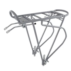 O-Stand Alloy Traveler Bicycle Pannier Rack Silver