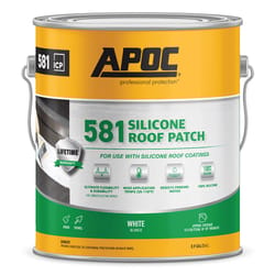 APOC Bright White Silicone Roof Patch 1 gal