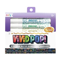 OOLY Vivid Pop Assorted Broad Tip Paint Marker 8 pk