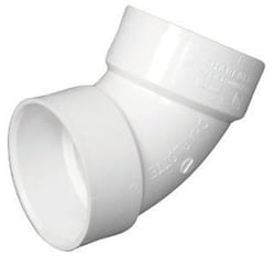 Charlotte Pipe Schedule 40 1-1/2 in. Hub X 1-1/2 in. D Hub PVC Elbow