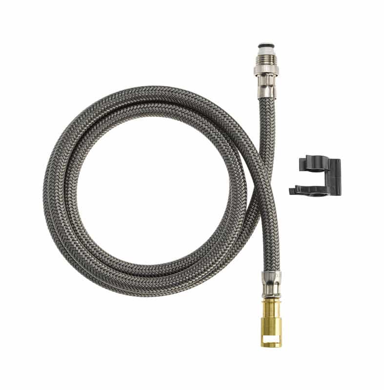 Delta Metallic Chrome Plastic Replacement Hose For Kitchen Pull