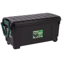 Remington Store-It-All 169 qt Black/Green Storage Box 19.7 in. H X 40.5 in. W X 19.7 in. D Stackable