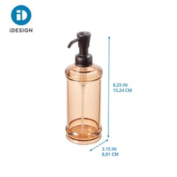 iDesign Matte Sand Plastic Soap Pump