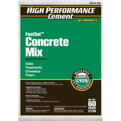 Quikrete FastSet Concrete Mix 60 lb