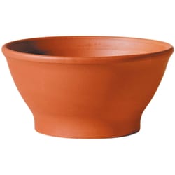 Deroma Ciotola Liscia 4.89 in. H X 10.7 in. W X 10.7 in. D X 10.7 in. D Clay Low Bowl Planter Terrac