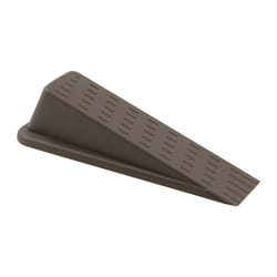 Softtouch 7.5 in. W X 1.4 in. L Vinyl Brown Door Stop Mounts to floor