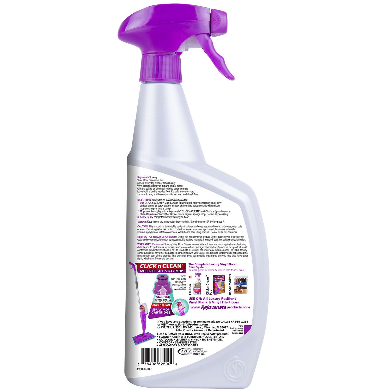 Rejuvenate Luxury No Scent Vinyl Tile Floor Cleaner Spray 32 oz. Ace