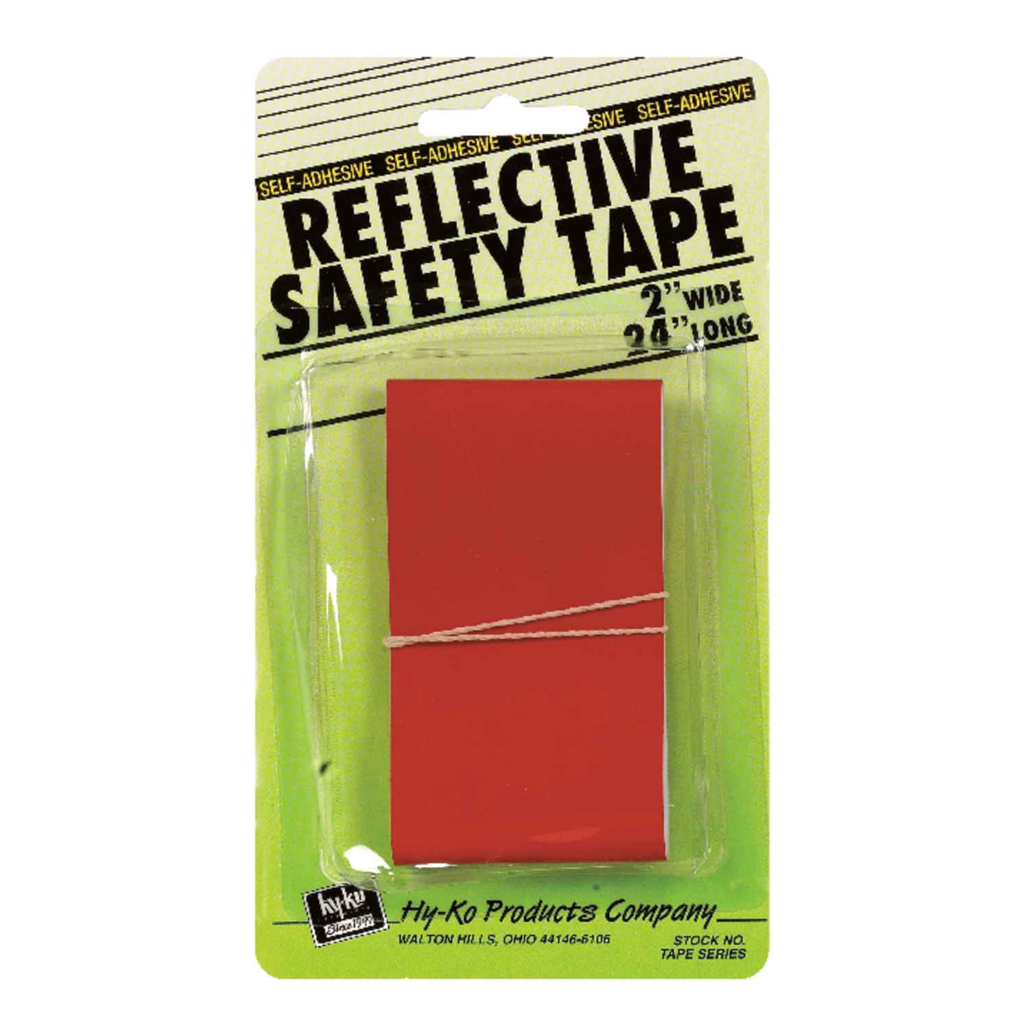 Hy-Ko 24 in. Rectangle Red Reflective Safety Tape 5 pk