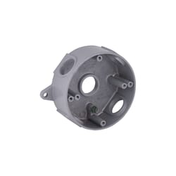Bell Old Work 16 cu in Round Aluminum Weatherproof Box Gray