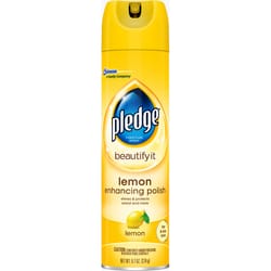 Pledge Lemon Scent Furniture Polish 9.7 oz Spray