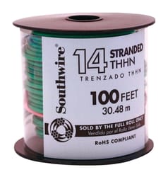 Southwire 100 ft. 14/1 Stranded THHN Building Wire
