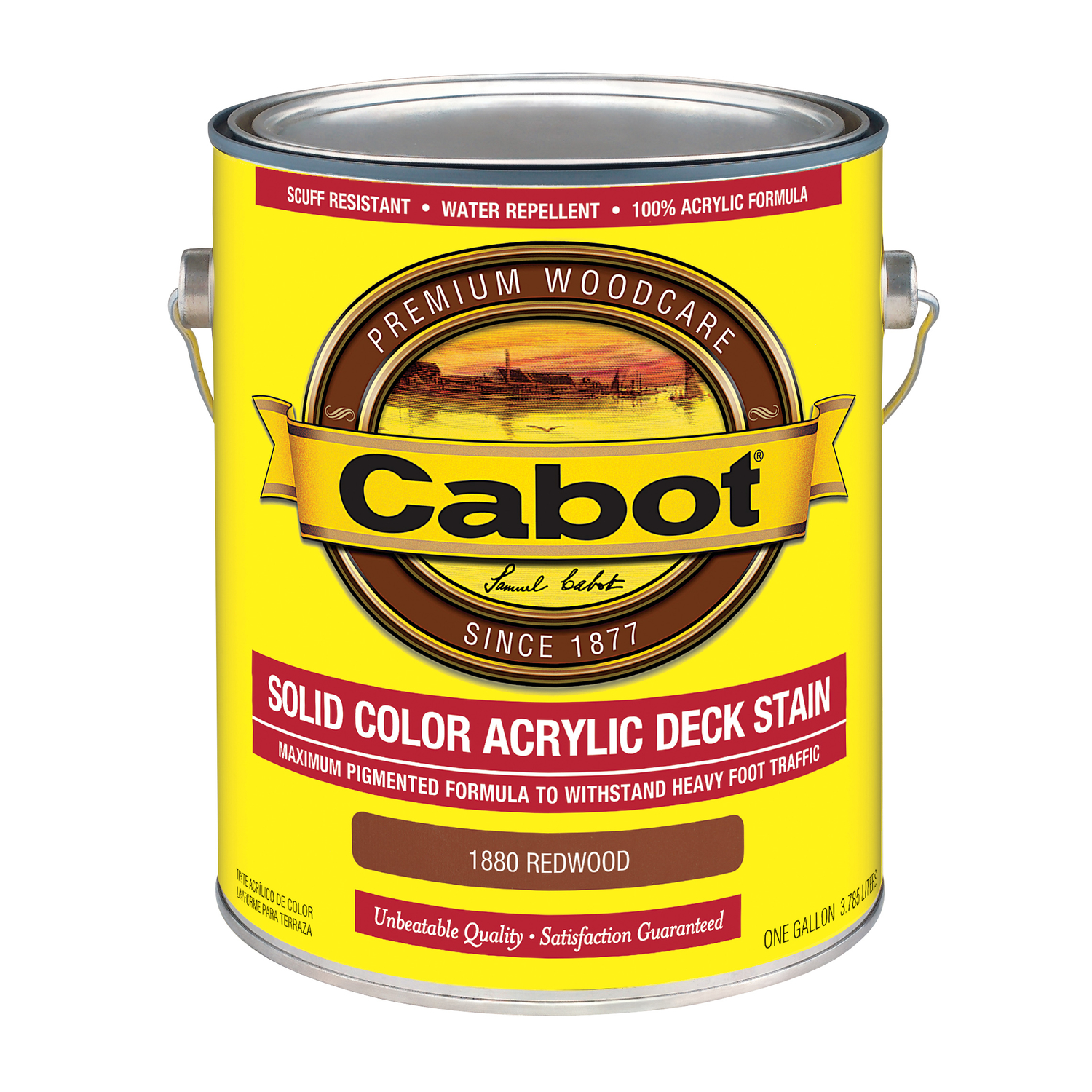 UPC 080351118807 product image for Cabot Solid Color Decking Stain, Opaque (01-1801) | upcitemdb.com