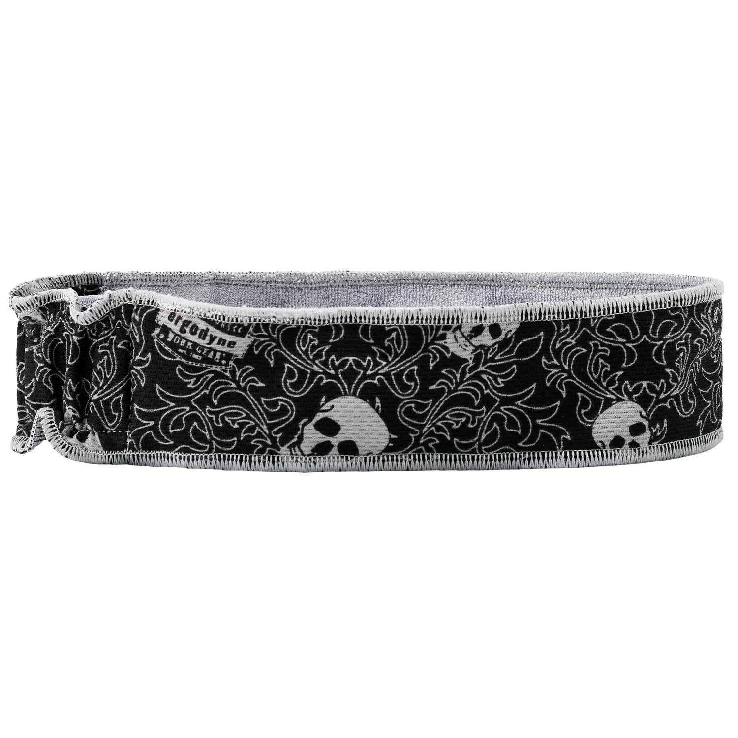 Ergodyne Chill-Its Skulls Headband Black/Gray One Size Fits