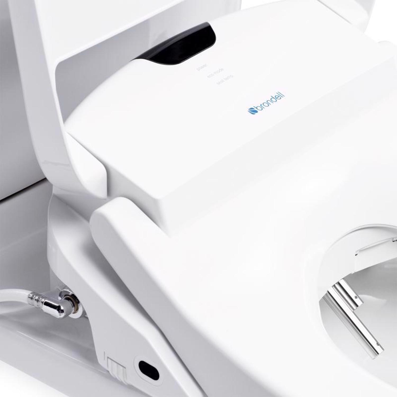 Brondell Swash N/A gal White Elongated Electronic Bidet Toilet Seat