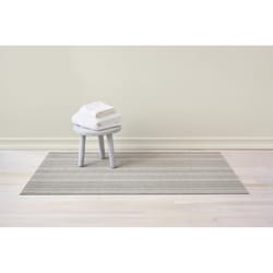 Chilewich 36 in. W X 60 in. L Birch Stripe PVC Vinyl Rug