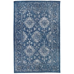 Liora Manne Carmel 4.83 ft. W X 7.5 ft. L Navy Blue Casual Polypropylene Area Rug