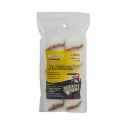 ArroWorthy Glossdel Plus Woven 6.5 in. W X 1/2 in. Jumbo Paint Roller Cover 2 pk