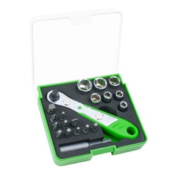 Stay Sharp 1/4 in. drive Pocket Ratchet and Bit Set