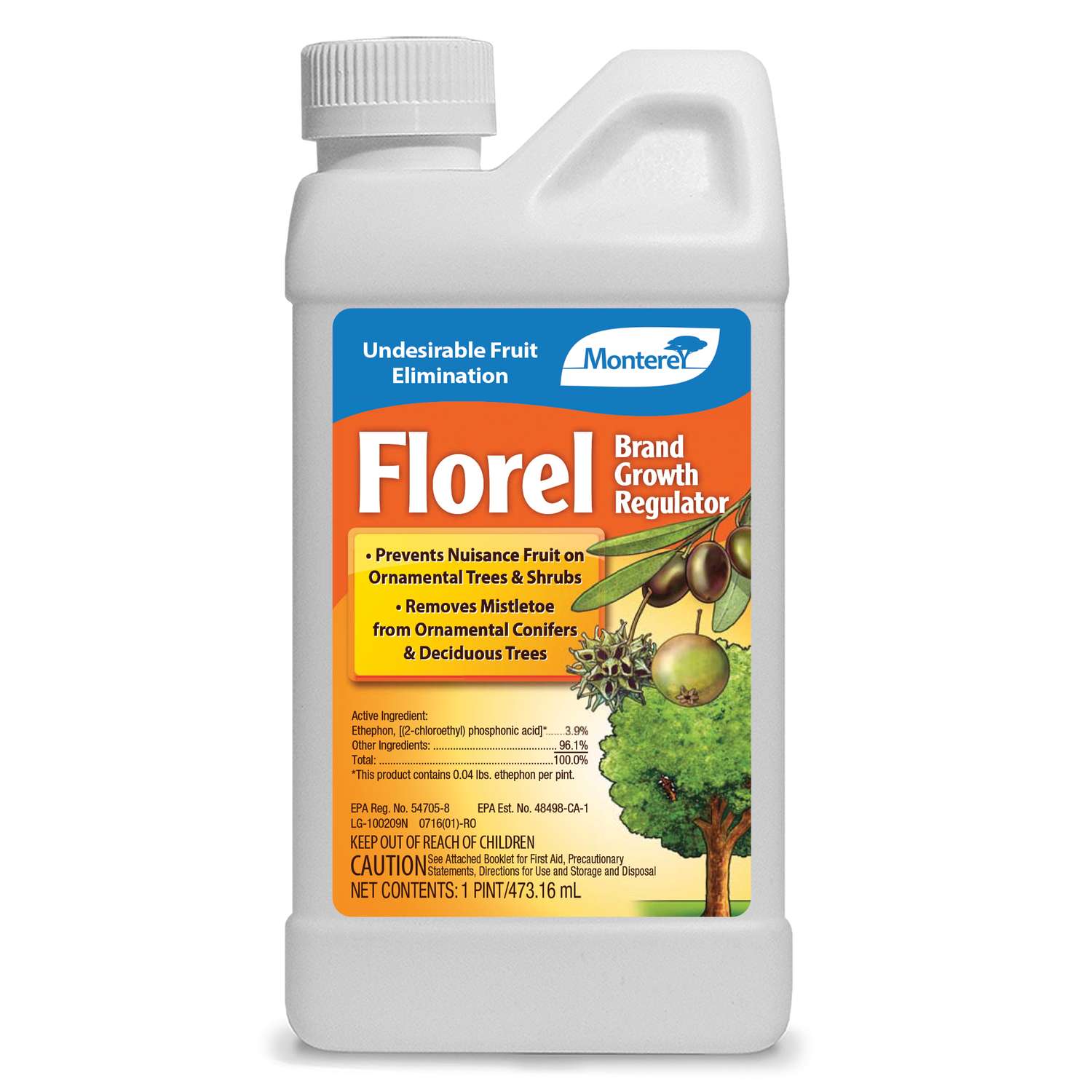 Monterey Florel Undesirable Fruit Growth Regulator Concentrate 1 pt ...