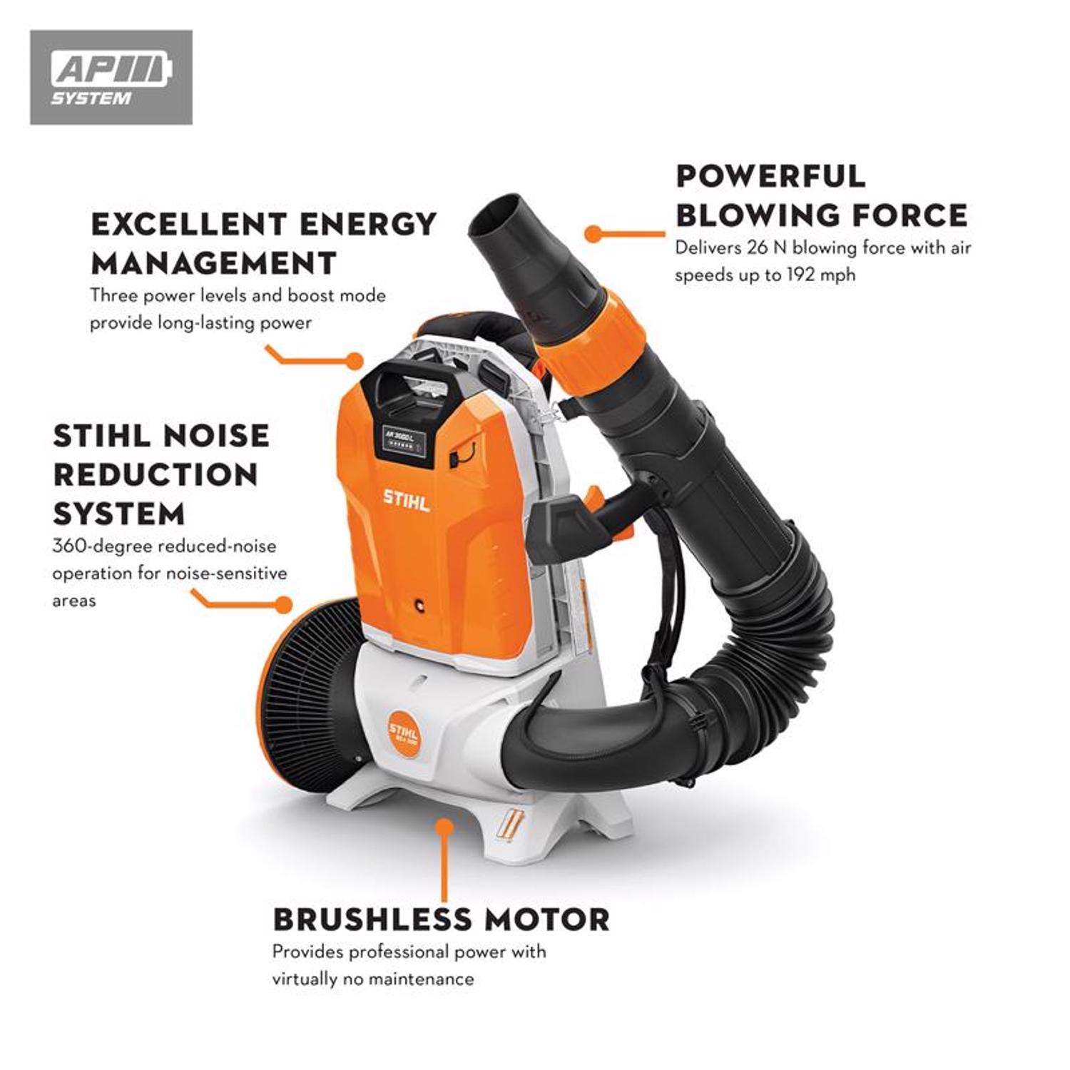 Battery backpack deals leaf blower