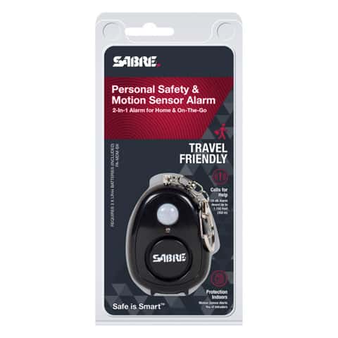 Sabre Black Plastic Personal Security Alarm Sabre Black Plastic Personal Security Alarm