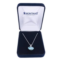 Montana Silversmiths Women's Untamable Heart of Stone Silver Necklace Brass Water Resistant