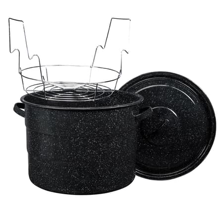 Granite Ware Canner with lid & Jar Rack 21.5 qt 3 pc - Ace Hardware