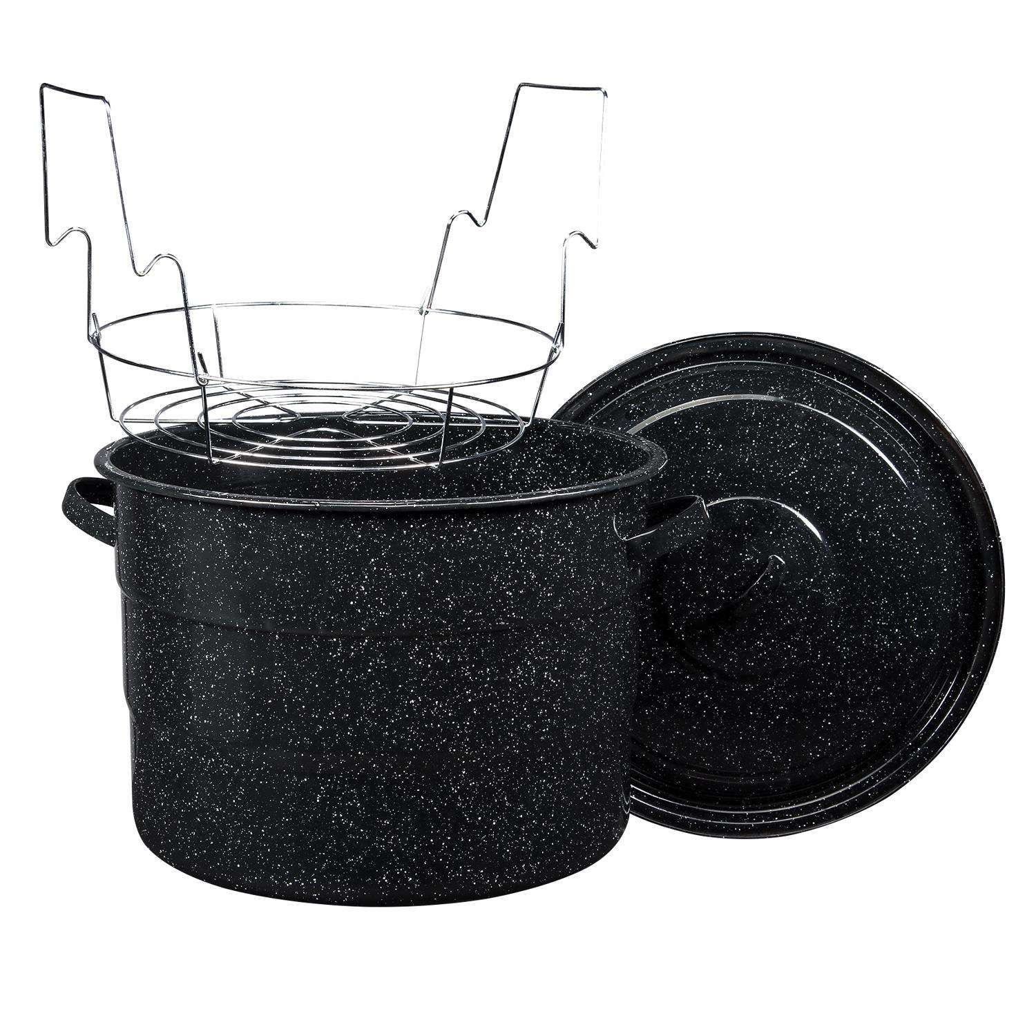 Granite Ware Canner with lid & Jar Rack 21.5 qt 3 pc Ace Hardware