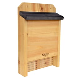 Nature's Way 15 in. H X 3.5 in. W X 10 in. L Cedar Bat House