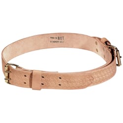Klein Tools Leather Tie Wire Belt 2 in. H Brown 40 in to 48 in.
