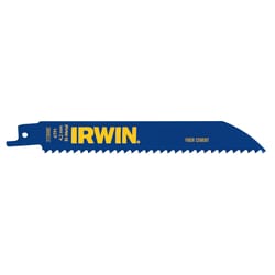 Irwin WeldTec 6 in. Bi-Metal Reciprocating Saw Blade 6 TPI 5 pk