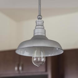 Design House Kimball Galvanized 1 lights Mini Pendant Light