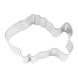 R&M International Corp 3 in. W X 4 in. L Tropical Fish Cookie Cutter Silver 1 pc