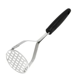 Chef Craft Silver/Black Stainless Steel Masher