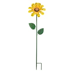 Regal Art & Gift Metal Yellow 36 in. H Outdoor Garden Stake